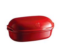Emile Henry EH349501 Artisan Bread, Ceramic, Red Grand Cru, 5 Liters