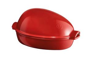 Emile Henry Eh349542 Ceramic Roasting Brick, Ceramic, Grand Cru, XL