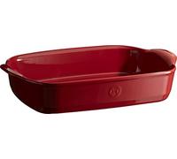 Emile Henry Eh349552 Rectangular Ceramic Oven Dish 36 x 23 x 7 cm Grand Cru Red