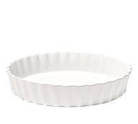 Emile Henry EH796024 High Ceramic Pastry Pie Dish, Ceramic, Farine, 24 cm
