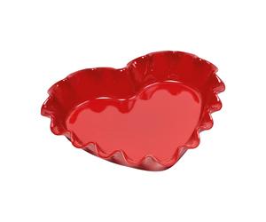 Emile Henry Emile Henry pie dish heart 1.5 L Red