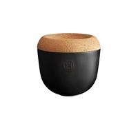 Emile Henry Black Truffle Garlic Pot