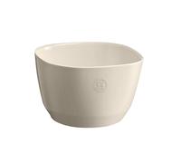 Emile Henry Made in France Ceramic Medium Salad Bowl 8.75"x 8.6"x 5.5"- 3.5Qt |Clay