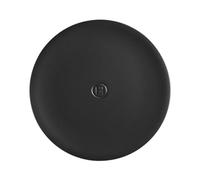 Emile Henry Made in France Flame on The BBQ Ceramic Pizza Stone Disk for Grilling, Baking & at Home Pizza Making. Disk Size- 11.7"x11.7" Round, Truffle Black
