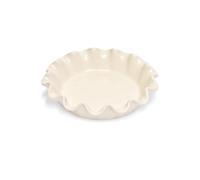 Emile Henry Ruffled Pie Dish, Ceramic, Clay, 26.5x26.5x6 cm