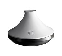Emile Henry Slate Delight 2.0L Tagine With White Lid
