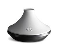 Emile Henry Slate Delight 4.0L Tagine With White Lid