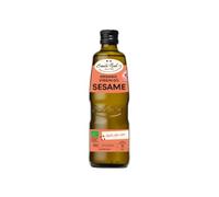 EMILE NOEL - Organic Virgin Sesame Oil, Sweet Hazelnut Taste, First Cold Pressed, Everyday Cooking Including Asian Recipes and Salads, Fairtrade, Vegan, Environmentally Friendly 500ml Bottle