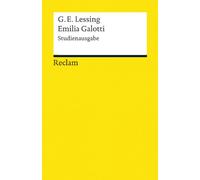 Emilia Galotti: Ein Trauerspiel in fünf Aufzügen. Studienausgabe