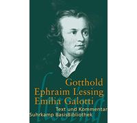 Emilia Galotti: Text und Kommentar.Ein Trauerspiel in f - German Language Paperb