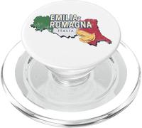 Emilia Romagna and Flag Italy Retro Region Map Vintage PopSockets PopGrip for MagSafe