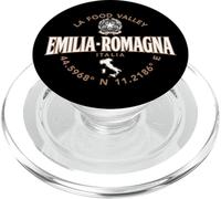 Emilia-Romagna Italy Coordinates Label 2C PopSockets PopGrip for MagSafe
