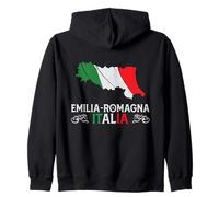 Emilia-Romagna Italy Souvenir Silhouette Zip Hoodie