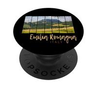 Emilia-Romagna landscape Italy vintage souvenir PopSockets Adhesive PopGrip