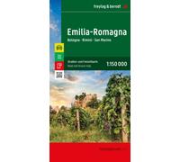 Emilia - Romagna Road and Leisure Map : Bologna - Rimini - San Marino