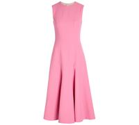 Emilia Wickstead Benicia Wool-crepe Midi Dress - Pink - 10 (UK10 / S)