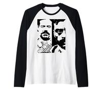 Emiliano Zapata and Francisco Villa Revolution Design Raglan Baseball Tee