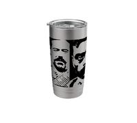Emiliano Zapata and Francisco Villa Revolution Design Stainless Steel Insulated Tumbler
