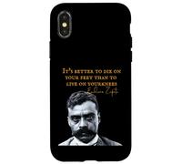 Emiliano Zapata Mexican Flag La Revolucion Mexicana Case for iPhone X/XS