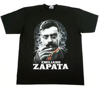 Emiliano Zapata T-Shirt Mexican Revolution Morelos Leader Men's Tee New(Medium)