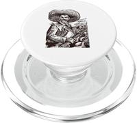 Emiliano Zapata Tee Mexican Revolutionary Tierra Y Libertad PopSockets PopGrip for MagSafe