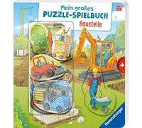 Emilie Jakobs Stefan Richter Mein großes Puzzle-Spielbuch: Baustelle (Paperback)