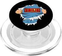 Emilio First Name Superhero PopSockets PopGrip for MagSafe