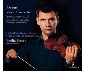 Emilio Percan; National Symphony Orchestra of the Republic of Bashkortostan - Johannes Brahms - Violin Concerto Op. 77/Symphony No. 3