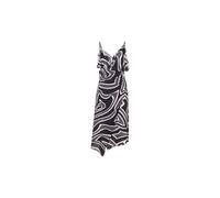 Emilio Pucci Abstract Print Ruffle Strap Maxi Dress In Black Black 42