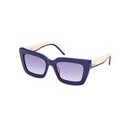 Emilio Pucci EP0202 90W Woman Sunglasses Acetate Blue Blue Squared Normal