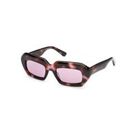 Emilio Pucci EP0245 55S Woman Sunglasses Acetate Havana Bordeaux Squared Normal