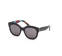 Emilio Pucci EP0254 05A Woman Sunglasses Acetate Black Smoke Geometric Normal