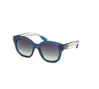 Emilio Pucci EP0254 90B Woman Sunglasses Acetate Blue Smoke Geometric Normal