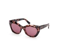 Emilio Pucci EP0257 55S Woman Sunglasses Havana Bordeaux Geometric Normal