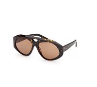 Emilio Pucci EP0258 52E Woman Sunglasses Havana Brown Squared Normal