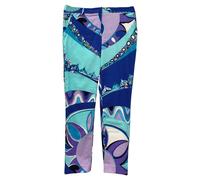 Emilio Pucci Women's Preloved Printed Trousers in Cotton | Size: 4
