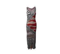 Emilio Pucci Preloved Sleeveless Printed Maxi Dress In Multicolor Silk Multi 38