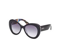 Emilio Pucci Woman Emilio Pucci EP0232 05W Sunglasses Acetate Black Blue Round Normal