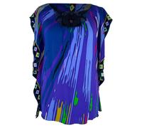 Emilio Pucci Women's Preloved Embellished Tunic Blouse in Silk | Size: 42