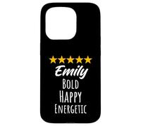 Emily Bod Happy Energetic Inspirational Name Birthday Case for iPhone 15 Pro