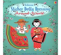 Emily Bone Sticker Dolly Dressing Around the World Paperback Book Emily Bone Multicolor
