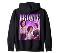 Emily Bronte Booleg Hip Hop Rap Vintage Literature Zip Hoodie