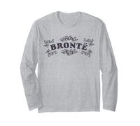 Emily Bronte Literary T-Shirt. Bronte Sisters Writing Tee Long Sleeve T-Shirt