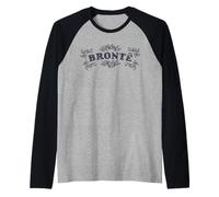 Emily Bronte Literary T-Shirt. Bronte Sisters Writing Tee Raglan Baseball Tee