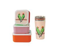 Emily Brooks Travel Mug 500ml & Set of 3 Nested Snack Pots Portico Designs Ltd Multi One Size