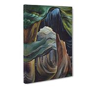 Emily Carr Forest Bridge Canvas Print | Gallery Wrapped 30mm Frame Wall Art | 20x14 inches | Ready to Hang | Modern Landscape Picture | Living Room Bedroom Lounge Office