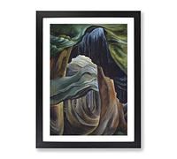 Emily Carr Forest Bridge Classic Painting Framed Wall Art Print, Ready to Hang Picture for Living Room Bedroom Home Office Décor, Black A2 (64 x 46 cm)