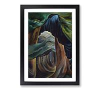 Emily Carr Forest Bridge Framed Print | A2 Oak Framed Wall Art | Ready to Hang | Modern Cityscape Picture | Living Room Bedroom Lounge Office