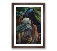 Emily Carr Forest Bridge Framed Print | A2 Walnut Framed Wall Art | Ready to Hang | Modern Cityscape Picture | Living Room Bedroom Lounge Office
