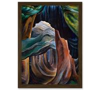 Emily Carr Forest British Columbia Painting Artwork Framed Wall Art Print A4 Artery8 Brown One Size
